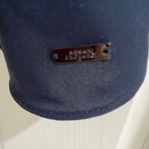 Navy w/White Piping & Cutout Detail Shift Dress - Picture 7 of 7